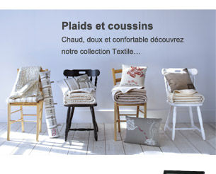 Plaids et coussins