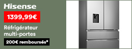 Réfrigérateur multi-portes RF749N4SWSE HISENSE