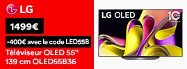 Téléviseur OLED 55'' 139 cm OLED55B36 LG