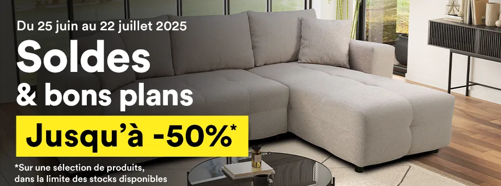 SOLDES & bons plans jusqu'à -50%