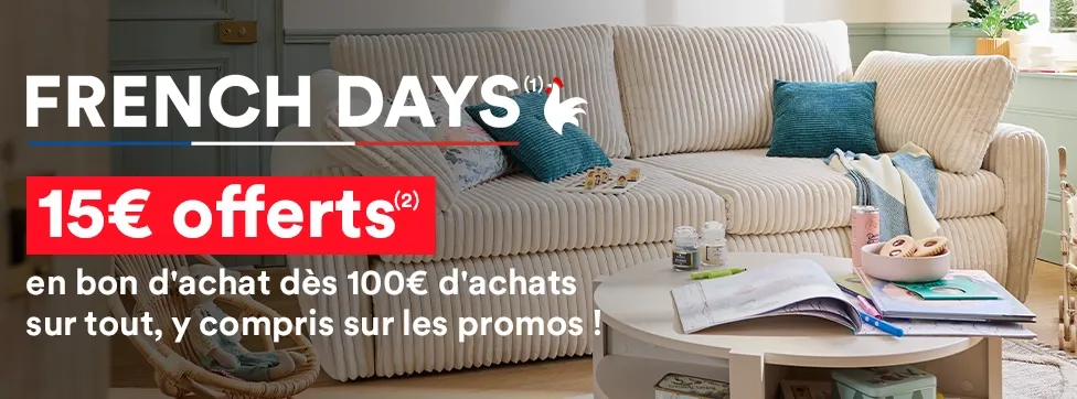 French Days Jusqu'à -50%