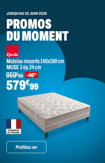 EPEDA Matelas ressorts 140x190 cm