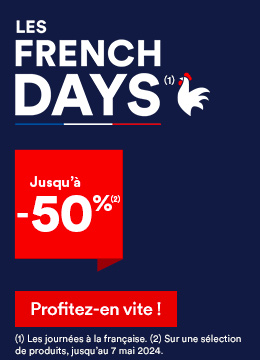 French Days jusqu'à -50%