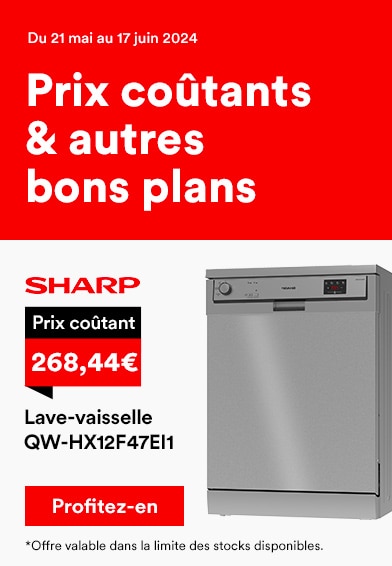 Lave-vaisselle QW-HX12F47EI1 SHARP