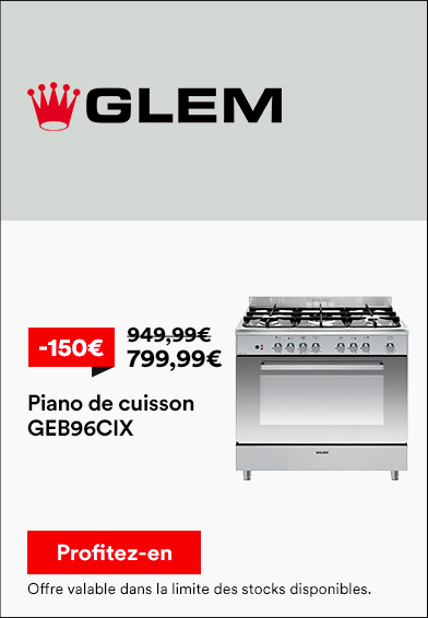 Piano de cuisson GEB96CIX GLEM