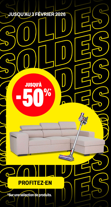 Soldes jusqu'à -50%