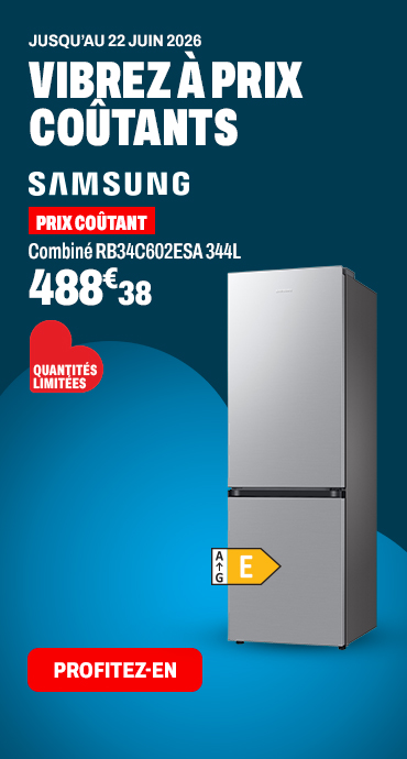 Combiné RB34C602ESA 344L SAMSUNG