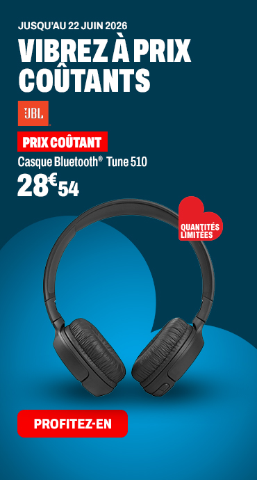 JBL Casque Bluetooth® Tune 510 Noir