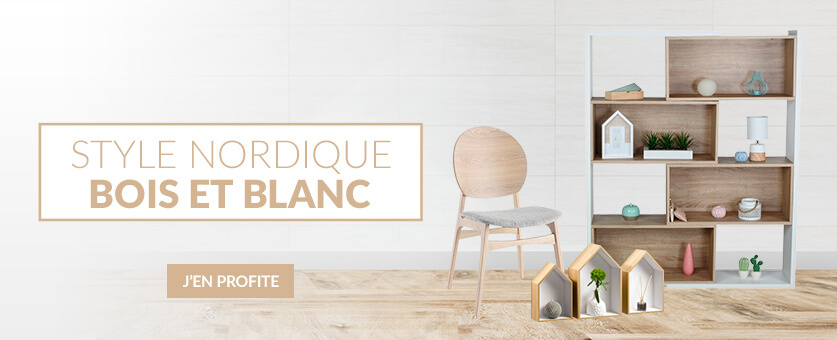 Style Nordique Bois & Blanc