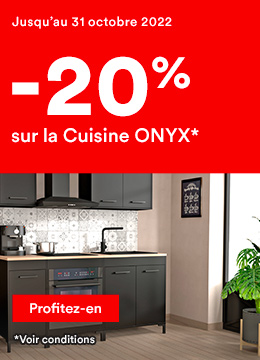 -20% sur la Cuisine Onyx