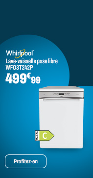 WHIRLPOOL Lave-vaisselle WFO3T242P