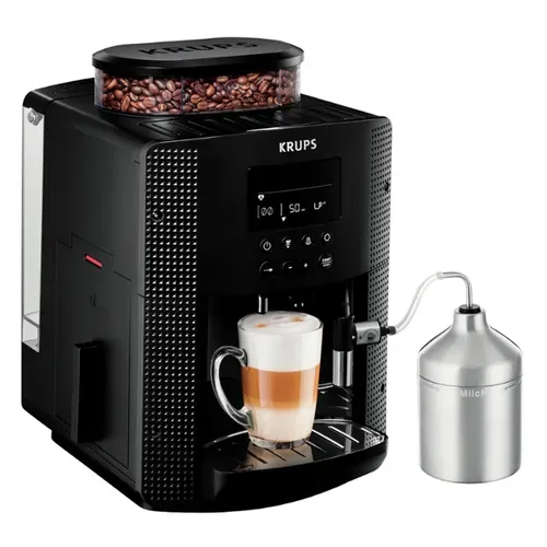 Expresso Broyeur Full Auto Noir Avec Mousseur À Lait 15 bars - EA8160