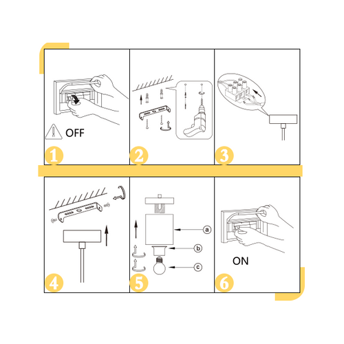 Suspension 1 Flamme Bois Vintage Métal Noir Verre  E27