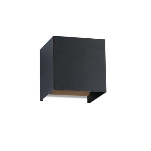 Applique Murale LED Extérieur Luminaire Extérieur Ip65 Noir Haut Bas 3w G9