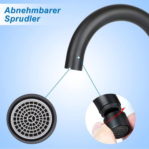 Robinet De Cuisine Robinet De Lavabo Robinet De Salle De Bains En Acier Inoxydable Haute Pression