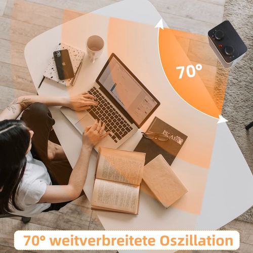 Ventilateur Chauffan Aérotherme Céramique Chauffage Électrique 70°