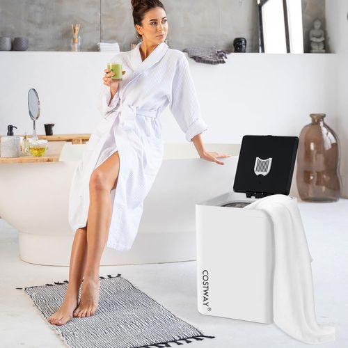 Chauffe-serviettes 20L COSTWAY - Température Jusqu'à 130°C, Minuterie 30-90min, Sécurité Enfant, Lumière LED - 7