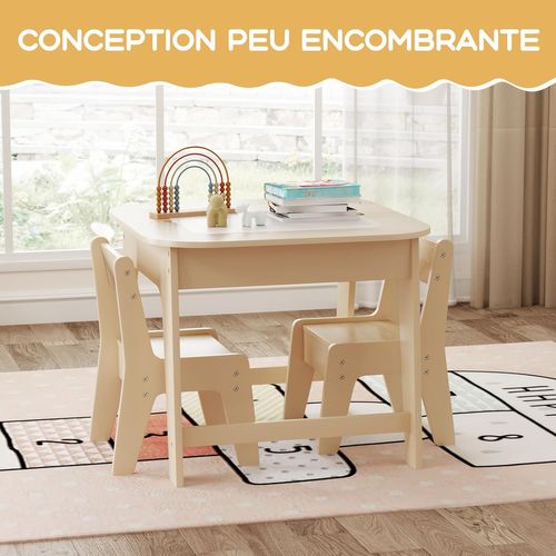 Meubles Montessori Table Et Chaises Pour Enfants, Ensemble
