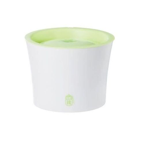 Fontaine A Eau Pour Chat 3l - Blanc Et Vert