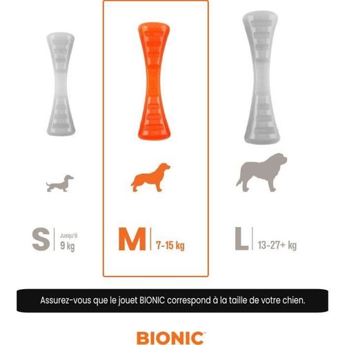 Jouet Pour Chien - Bâton Urban Stick - Taille Medium 23 Cm - En Caoutchouc Ultra Résistant - Sans P