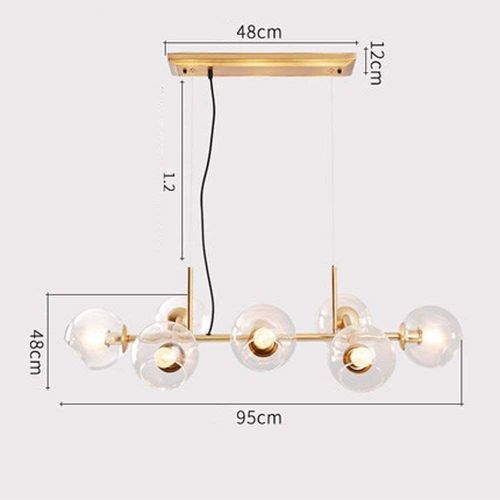 Suspension LED Boule De Verre Lampe Suspendue Salon Chambre à Coucher Intérieur