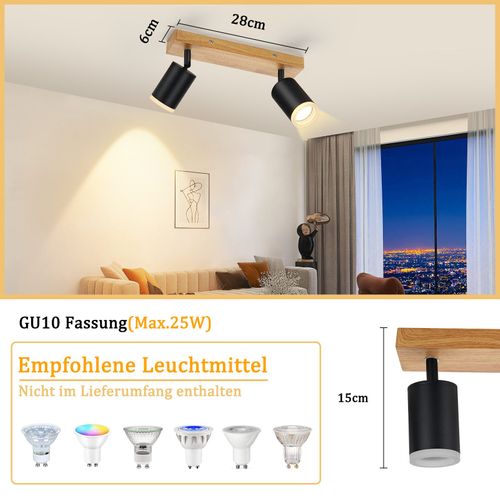 LEDVANCE Spot Surface Spot De Plafond Rond, Blanc GU10 | Leroy Merlin