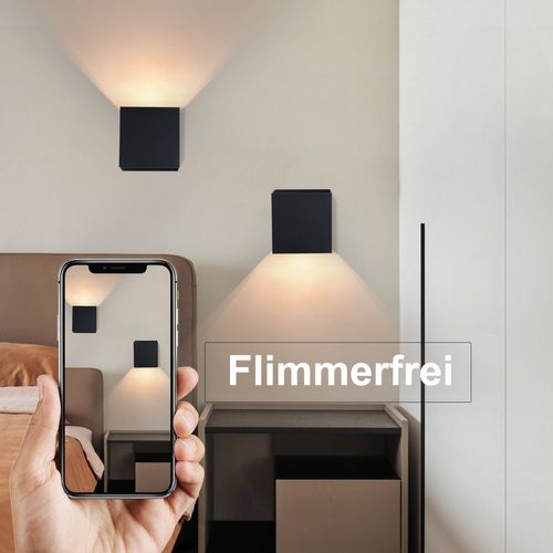4er Applique Murale Extérieure Ip65 Étanche Haut Et Bas Faisceau Lumineux Réglable 3w