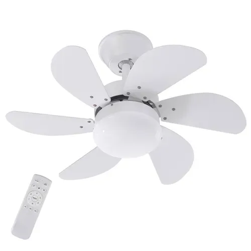 Ventilateur De Plafond Avec Lumière Et Télécommande Silencieux, Pour Chambre à Coucher Plafonnier