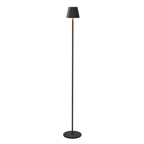 Lampadaire LED Dimmable Moderne Sans Fil 125 Cm - Éclairage De Bureau Noir