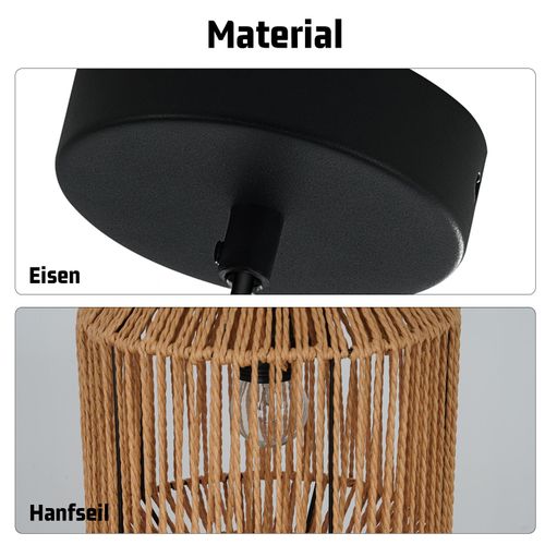 Suspension Lanterne Vintage 1 Flamme E27 Pour Salle à Manger Et Couloir