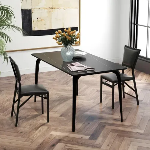 Chaises Salle à Manger Pliables,  Style Moderne, Siège Pliable, Rangement Facile