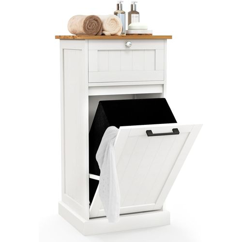 Meuble Salle De Bain Avec Tiroir Et Placard 38l, Pour Cuisine, Salle De Bain, 40 X 37 X 82 Cm