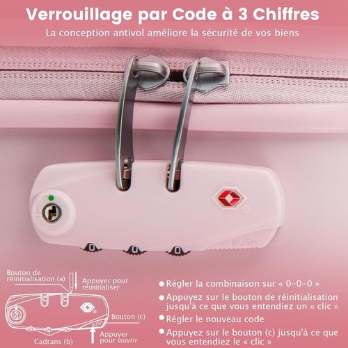 Valise Cabine 20 Pouces Coque Rigide Aluminium - Compagnie Aérienne - Marque Simcat - Neuf