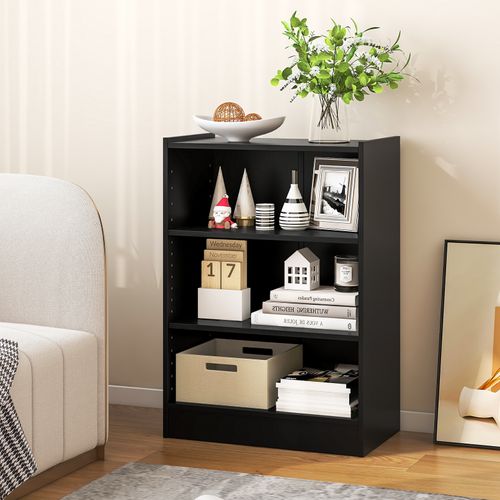 Bibliothèque, Étagère De Rangement Scandinave, Hauteurs Réglable 18 Positions, 50 X 30 X 75 Cm
