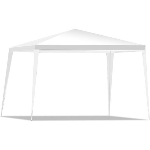 Tonnelle De Jardin Instantanée Pliable 3 X3 M, Tente Avec Piquets Cordes à Vent, Blanc