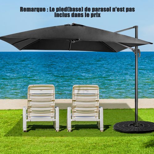 Parasol Pour Ordinateur Portable - 50 Cm De Diamètre, Clip De Fixation Réglable, Rotation 360°, Pliable - 6