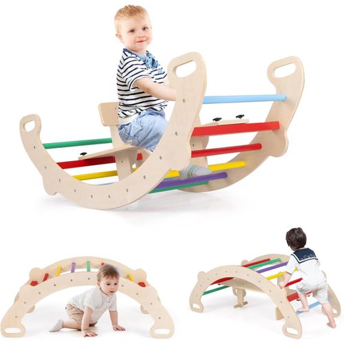 Costway 4 En 1 Chaise Haute Bébé Convertible Avec Plateau Amovible & Réglable, Chaise De Repos Bebe Avec Harnais A 5 Points 6 Mois 3 Ans Beige Costway 4 En 1 Chaise Haute Bébé Convertible Avec Plateau Amovible & Réglable, Chaise De Repos Bebe Avec Harnais A 5 Points 6 Mois 3 Ans Beige