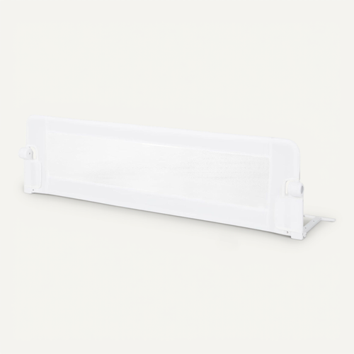 Barrière De Lit Pliable Pour Bébé/enfant Avec Mousse Souple (blanc, 150 X 42 Cm)