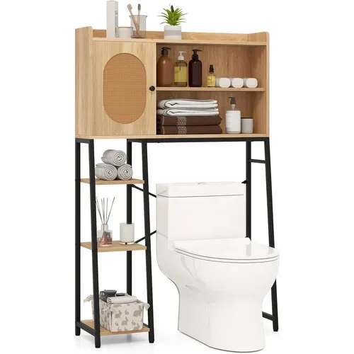 Armoire De Rangement Au-dessus Des Toilettes, Organisateur De Salle De Bain, Meuble Wc