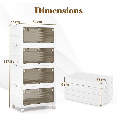 Boîte De Rangement étanche 22,5 L Transparente – Empilable, Multiusage Et Ultra-résistante (jusqu'à 80 Kg)