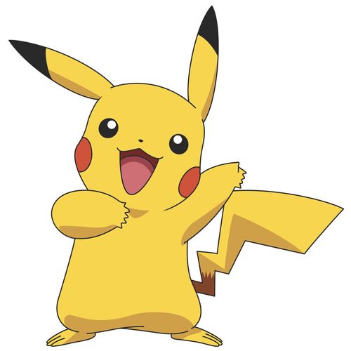 Sticker Géant Repositionnable Pikachu Pokemon 45,7cm X 101,6cm