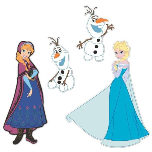 Stickers Repositionnables La Reine Des Neiges En Relief 3d - La Reine Des Neiges 3d