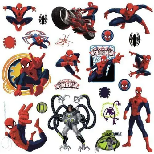Stickers Repositionnables Spiderman, Marvel - Marvel Spiderman