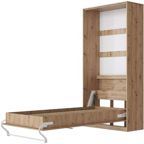 Lit Escamotable 90x200 Blanc + Matelas Au Choix - Occasion