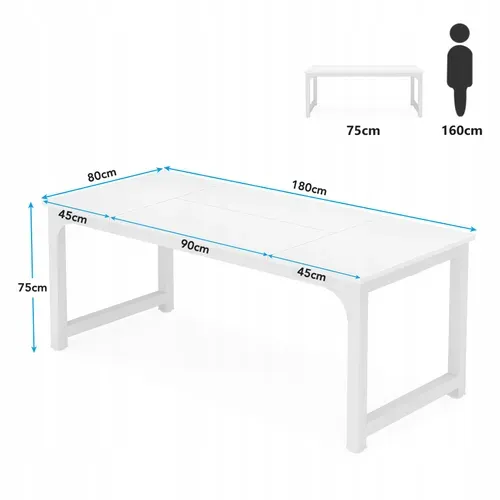 Bureau Pour Ordinateur Portable,table, Bureau D’étude Pour Le Télétravail, Blanc