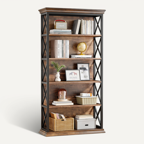Bibliothèque Industrielle à 6 Niveaux, 180 Cm