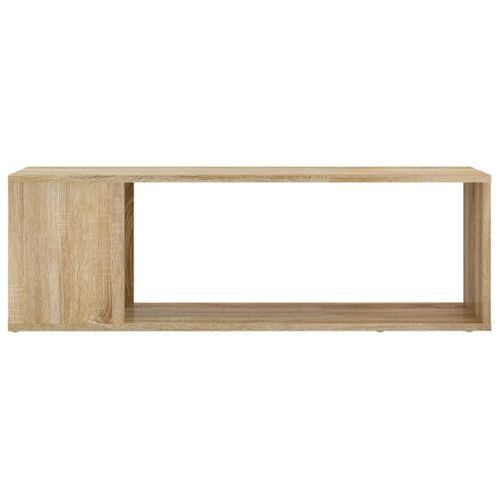 Meuble TV Chêne Sonoma 100x24x32 Cm Bois D'ingénierie