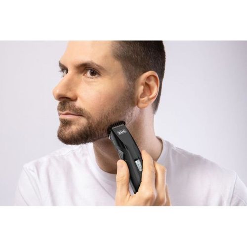 Tondeuse Moustache et Barbe Sans Fil 30 Mm – 5 Positions, 3 Guides