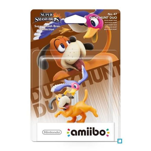 Figurine Amiibo Collection Super Smash Bros N°47 Duo Duck Hunt