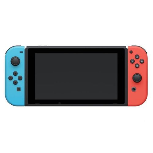 Console Nintendo Switch Avec Un Joy-con Bleu Néon Et Un Joy-con Rouge Néon